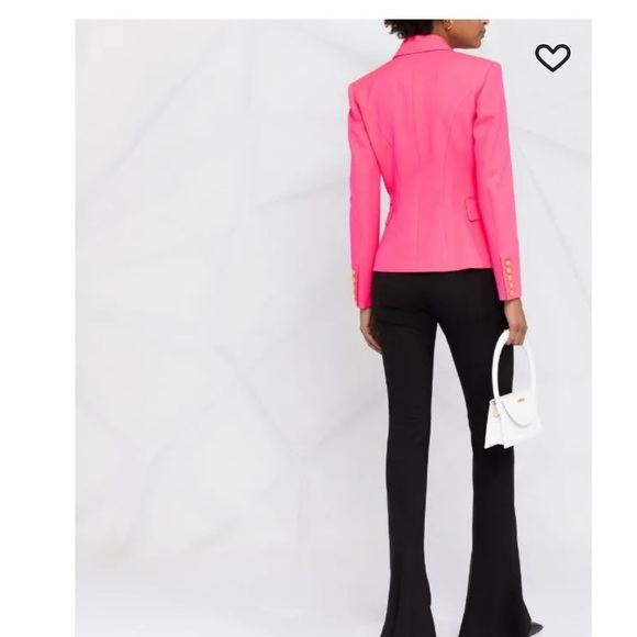 Balmain
double-breasted logo-embossed blazer - Picture 6 of 6